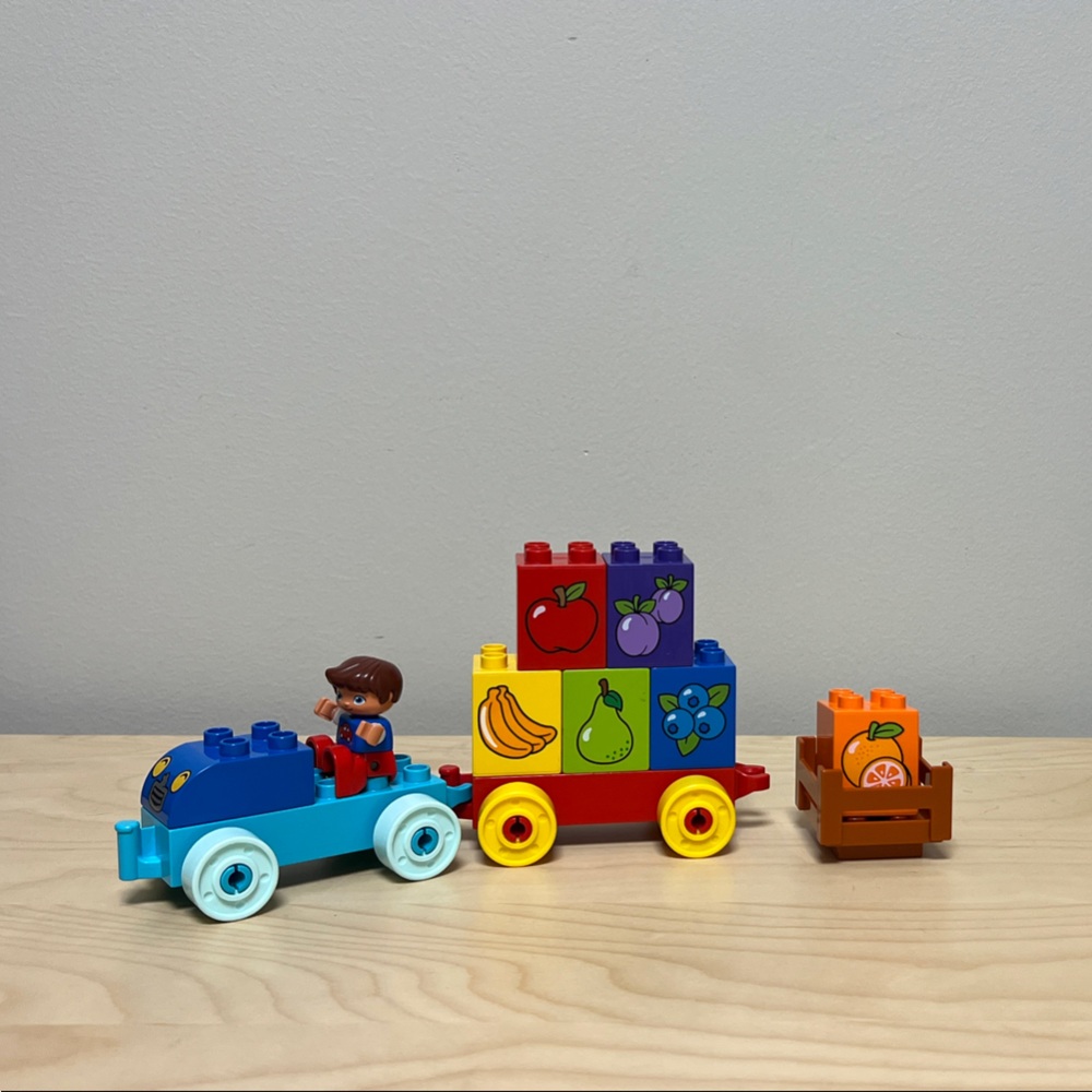 LEGO DUPLO Fruit Train Set - toddler preschool toy ages 2-5